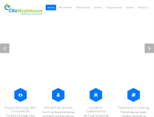 Tablet Screenshot of citohealthcare.com